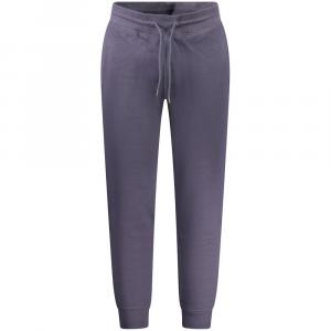 Синие хлопковые брюки Guess Shoes, синий