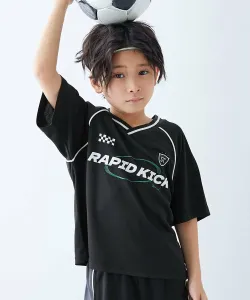 Быстросохнущая, гладкая, эластичная сетчатая футболка с коротким рукавом для игр (SS25) Devirock, цвет 004-Black