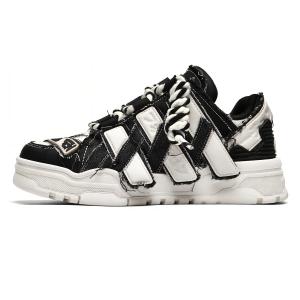 3 пары двухцветных шнурков для обуви в стиле Dirty Distressed, эксклюзивная коробка, низкие кеды для скейтборда унисекс REPUSEN, бело-синие