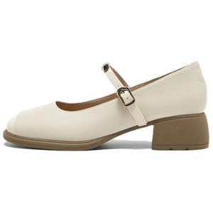 Туфли Мэри Джейн для женщин BASTO, бежевый