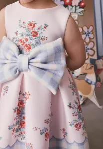 Коктейльное платье/вечернее платье прямого кроя с бантом Next, Pink Gingham