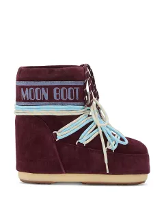 Унисекс низкие ботинки mb icon Moon Boot, красный