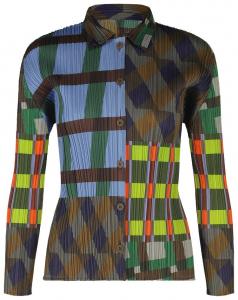 Футболка Pleats Please Issey Miyake Harmony, синяя