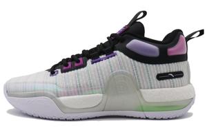 Баскетбольные кроссовки Bastard мужские высокие белые/яркие Concord/аквамариновые/черные Anta