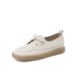 Повседневные однобортные туфли женские OCCAMAN, Ecru