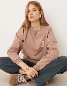 Толстовка Barbour Elisha цвета милитари-коричневого цвета