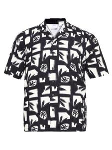 Рубашка на пуговицах классического кроя Campus Sutra Tamika, черный