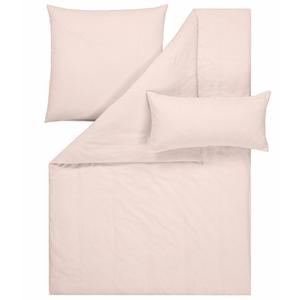 Полульняное постельное белье Estella Exquisit Alvaro пудра 155х220+80х80+40х80