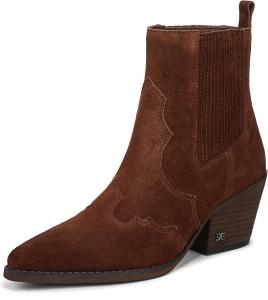 Женские вестерн-сапоги Sam Edelman West, Dark Terra Toffee