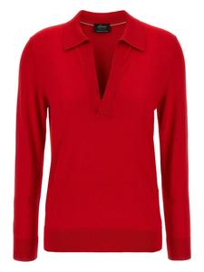 Свитер из смеси кашемира Brioni, красный