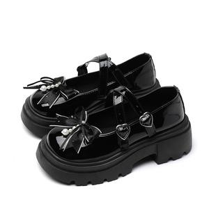 OLDDESIRE Туфли Мэри Джейн на массивном каблуке, женские, черные