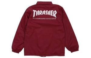 Thrasher Куртка Japan Version унисекс бордового цвета, Burgundy
