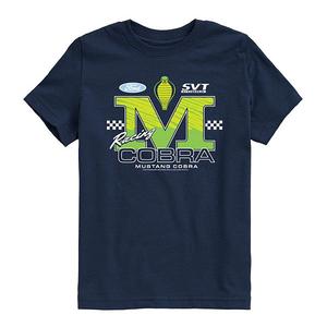 Футболка с принтом Ford Mustang Cobra Racing для мальчиков 8-20 Licensed Character, Navy