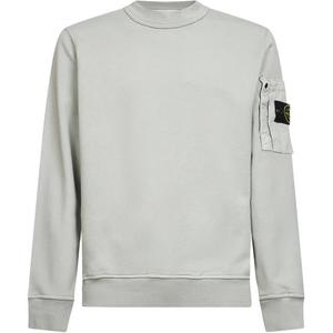 Свитшот с накладным карманом STONE ISLAND, sage зеленый