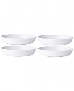 Набор из 4 тарелок для пасты Marc Newson, 9 дюймов, 38 унций Noritake, белый