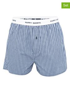 Happy Shorts Комплект из 3 штук: боксерские шорты синего/темно-синего цвета