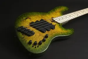 Dingwall Super J 4 - Желтый в зеленый реверсивный берст