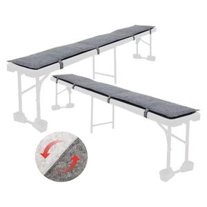 Подушка на стул Dunedesign серый, 28/2/180 см