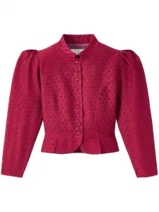 Фактурный жакет Amoako Destree, розовый