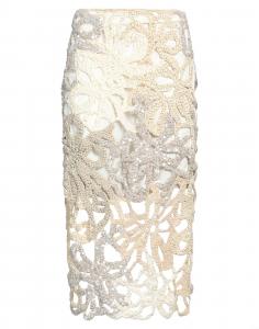 Юбка миди Brunello Cucinelli, кремовый