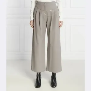 Пехотные брюки стандартного кроя с поясом Marella, серый