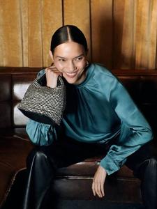 Блузка Lea из сатина Whistles, Teal