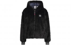 Женская бархатная куртка Adidas Originals, цвет Black