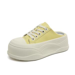 Износостойкие закрытые тапочки для женщин TAFN, желтый