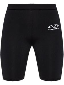 VETEMENTS спортивные шорты с логотипом, черный