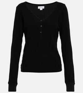 Хлопковый топ Хилари Velvet, черный