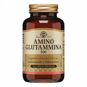 Аминоглутамин 500 50Cps растительная аминокислота Solgar