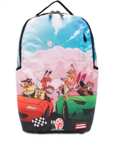 Рюкзак-гонщик с героями Никелодеон 90-х sprayground kid, синий