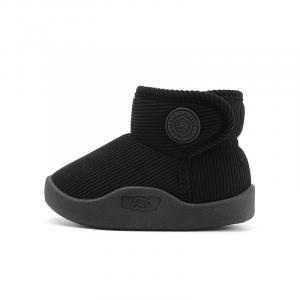 B.Duck Желтые утиные термостельки полувысокие детские хлопковые ботинки для детей 3-7 лет