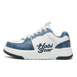 HOBIBEAR Износостойкие легкие кроссовки для скейтбординга Eternity Collection, увеличивающие рост, с низким верхом, мужские, сине-белые