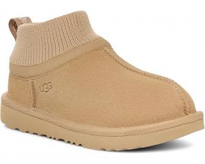 Ботинки UGG Kids Classic Ultra Stretch Cuff, цвет Mustard Seed