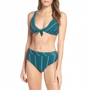 Бикини-топ с завязками в полоску Aralia Seafolly, Aralia Stripe