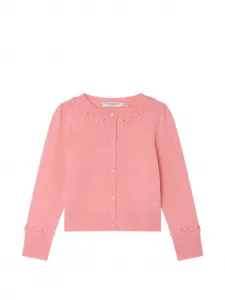 Кардиган Liora с цветочным принтом Bonpoint, розовый