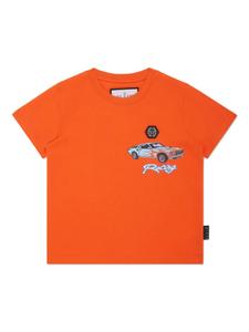 Футболка Philipp Plein Cars Racing, оранжевый