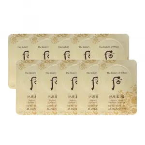 The History Of Whoo Образец восстанавливающего крема Bright White для осветления и увлажнения 0,5 мл*10