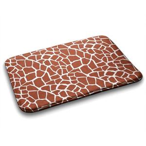 Коврик для ванной Tulup Giraffe Flecken, 75x1x75 см, коричневый
