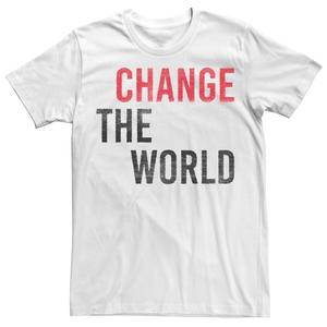 Мужские футболки Fifth Sun Change The World Bold Licensed Character