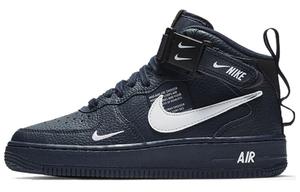 Кроссовки Nike Air Force 1 Mid Obsidian Tour Yellow White GS