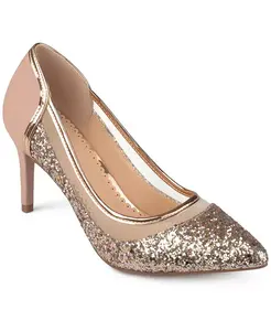 Женские туфли Kalani на каблуке Journee Collection, желтый