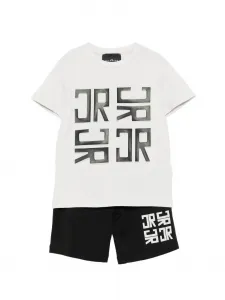 Комплект из двух шорт с тисненым логотипом John Richmond Junior, серый