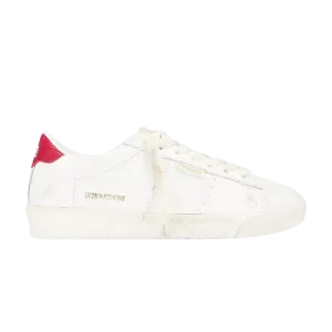 Кроссовки Golden Goose Deluxe Wmns Match Star White Red, белый