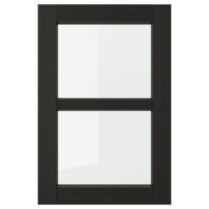 Стеклянная дверь IKEA, 40x60 см, цвет black stained