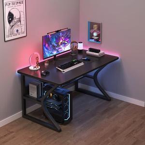 Компьютерный стол Naijia 100x60 см, усиленный черный, для дома, офиса и игр