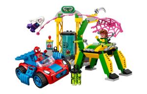 Конструктор Marvel, Spider Man Collection, Spider Man Vs. Dr. Octopus Laboratory, 131 деталей, 10783 LEGO