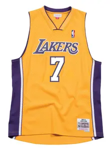 Топ Lamar Odom NBA Los Angeles Lakers 2009 Swingman Mitchell & Ness, желтый