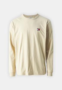 Топ с длинными рукавами BADGE TEE Tommy Jeans, песочный